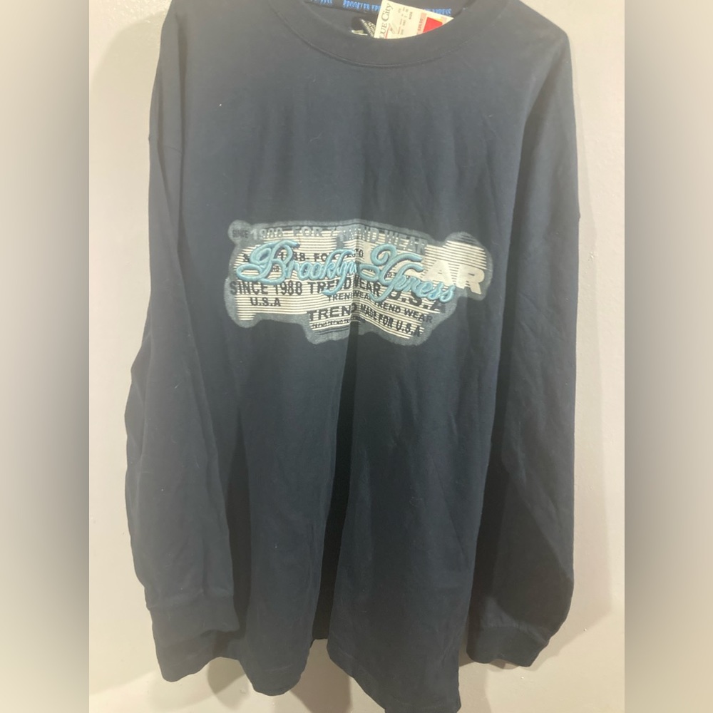 Brooklyn Express Retro Long Sleeve Men’s Shirt. Size Large